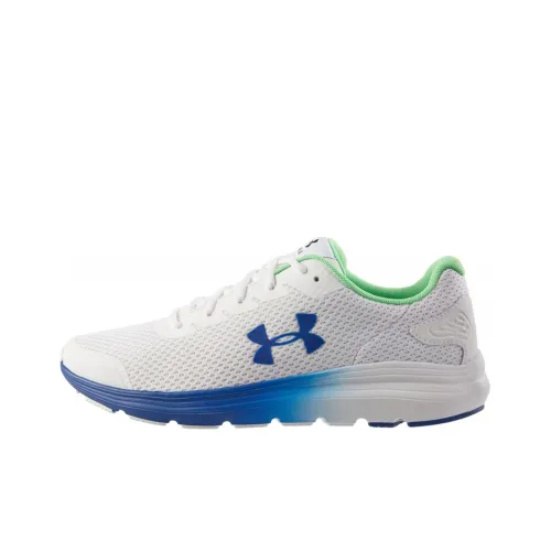 Under Armour Surge 2 Slip-Resistant и Breathable Низкие Кроссовки для Бега Мужские Белые и Синие