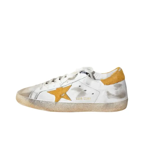 Golden Goose Супер Звезда Low Топ Стильные Скейтбординги Женские Белые