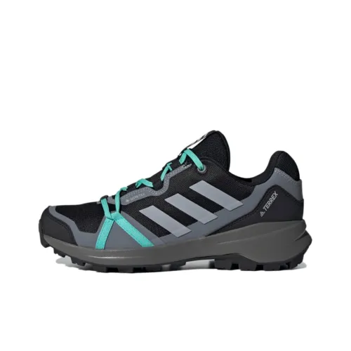 adidas Terrex Skyhiker Gore Tex Поход Дышащий Низкий Топ Уличная Обувь Женская Черная Серый