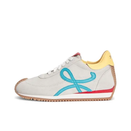 LOEWE Flow Runner Низкие Кроссовки Спортивные Женские Серый Белый
