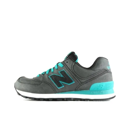 New Balance NB 574 Low Топ Беговые кроссовки Женские Темно-серый Синий