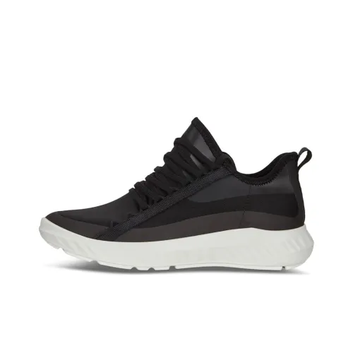 Ecco St.1 Lite Низкий Топ Повседневная Обувь Женская Черная