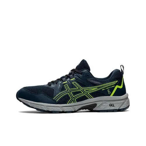 Asics Gel Venture 8 Low Топ Беговые кроссовки Мужские Темно-синие