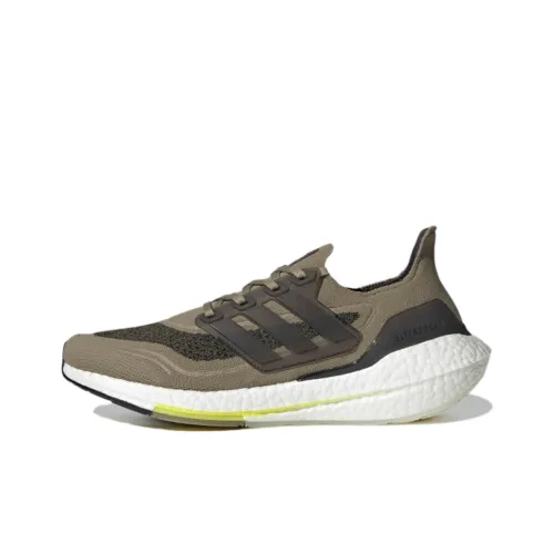 Adidas ULT Slip Устойчивый к истиранию Низкий Топ Марафон Беговые кроссовки Мужской Коричневый Черный