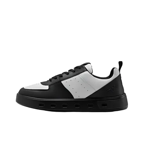 Ecco Street 720 Series Легкий Низкий Топ Скейтборд Кроссовки Мужские Черные