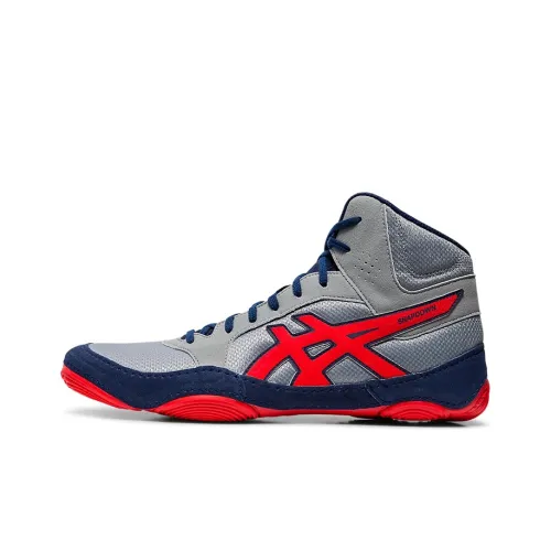 Asics Snapdown 2 High Топ Беговые кроссовки Женские Серый Красный