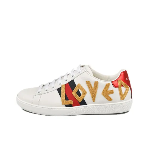 GUCCI Ace Стильные Скейтбординги Мужской Белый