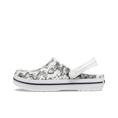 Crocs Classic Clog Sabo Унисекс Белый Черный