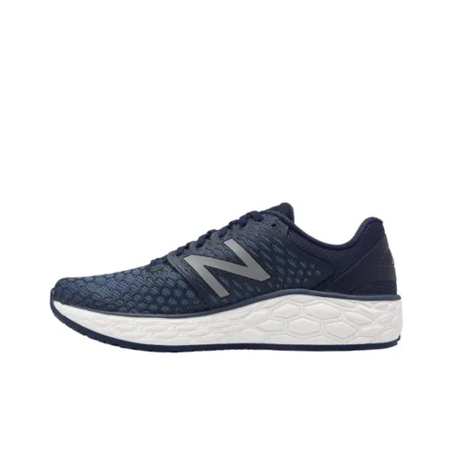 New Balance NB Свежий Foam V3 Low Топ Беговые кроссовки Мужские Серый Синий