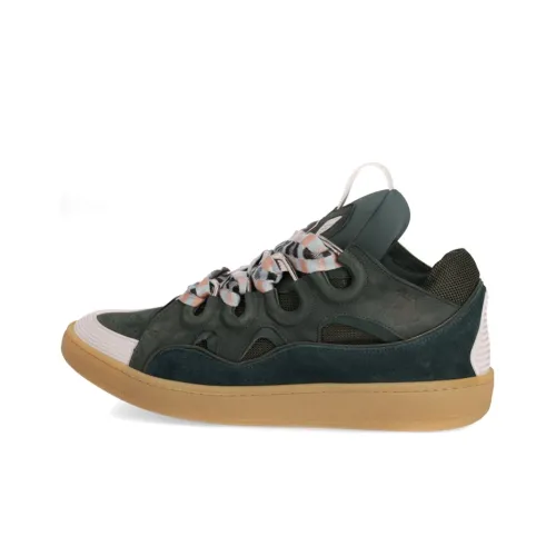 Lanvin Curb Low Топ Стильные Скейтбординги Мужской Зеленый