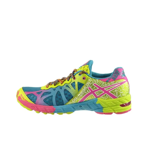 Asics Гель Noosa Tri 9 Дышащие Низкие Кроссовки для Бега Женские Синие Желтые