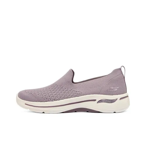 Skechers GO WALK 7 Low Топ Повседневная обувь Женская Бледный Ягодный Розовый