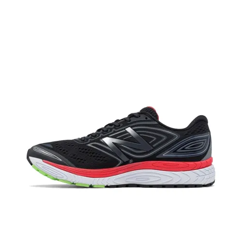New Balance NB 880 V7 Low Топ Беговые кроссовки Мужской Черный Красный Многоцветный