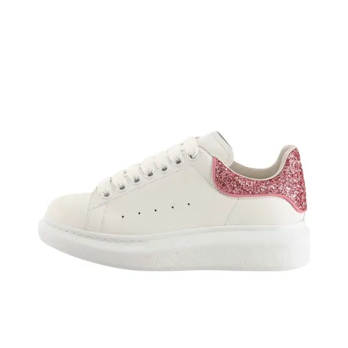 Alexander McQueen Oversized Sneaker Low Топ Стильные Скейтбординги Женские Белые Красные