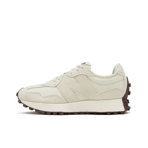 New Balance NB 327 Устойчивый к истиранию Низкий Топ Повседневная Городская Обувь для Коммутирования и Беговая Обувь Женская Морская Соленая Белая