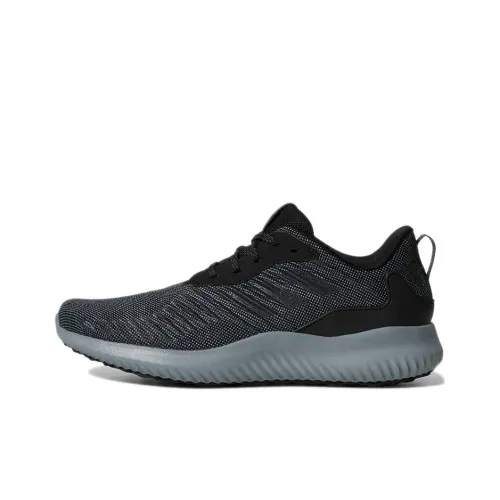 Adidas Alphabounce Rc Устойчивый к истиранию Дышащий Легкий Низкий Топ Повседневные Беговые кроссовки Мужские Черный Серый