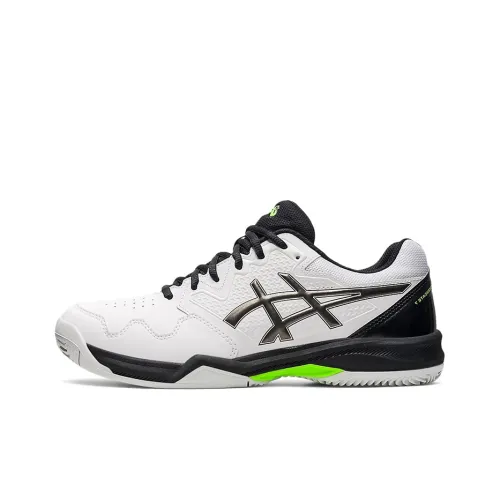 Asics Gel Dedicate 7 Clay Low Top Беговые кроссовки Мужские Белый Черный