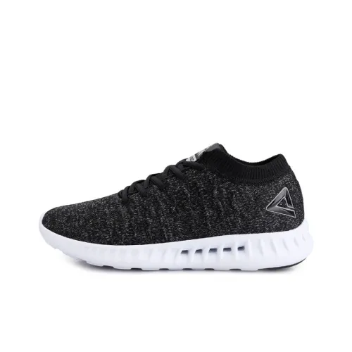 PEAK Slip-resistant Abrasion-resistant Breathable Lightweight Low-top Training Running Shoes Men's Black PEAK Противоскользящий Устойчивый к истиранию Дышащий Легкий Низкий верх Тренировочные беговые кроссовки Мужской Черный