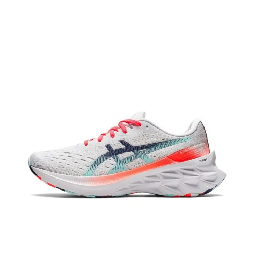 Asics Novablast 2 Устойчивый к истиранию Дышащие Низкие Беговые кроссовки Женские Осветляющий цвет Осветляющий