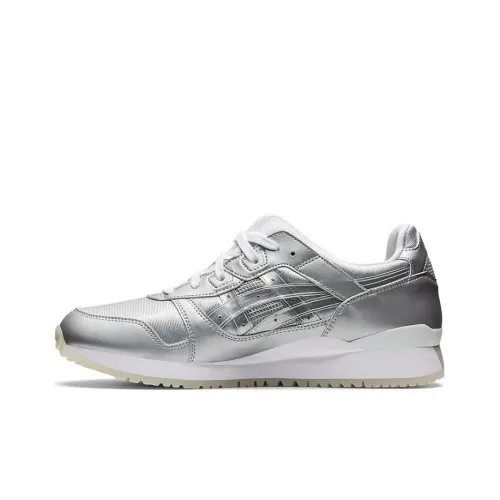 Asics Gel Lyte 3 Медаль Пачка Низкий Топ Беговые кроссовки Мужские Серебряный