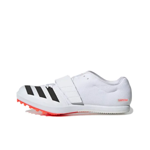 Adidas JUMPSTAR Амортизация Износостойкий Низкий Топ Марафон Беговые кроссовки Мужские Белый Черный