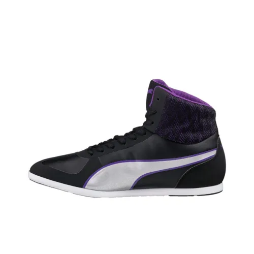 PUMA Modern Soleil MID Quill Дышащий и Легкий Высокий Топ Беговые кроссовки Женские Черный Фиолетовый