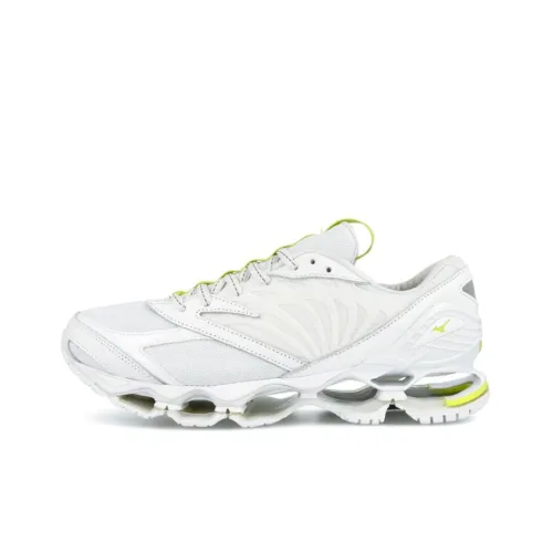 Futur x Mizuno Prophecy 8 противоскользящие устойчивые к истиранию дышащие низкие беговые кроссовки мужские белые желтые