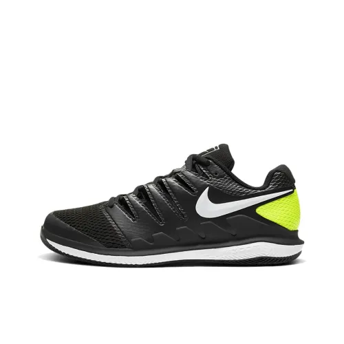 Nike Air Zoom Vapor X HC Нелипкий Легкий Низкий Топ Кроссовки для тенниса Унисекс Черный Зеленый