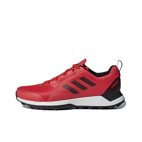 adidas Terrex Cmtk Slip Resistant Abrasion Resistant Low Топ Беговые кроссовки Мужской Китайский Красный
