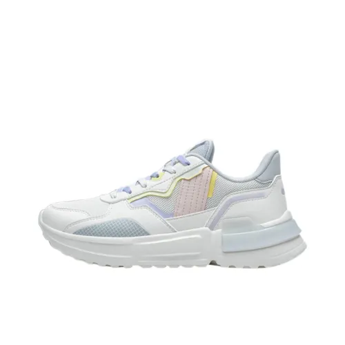 XTEP Vintage New 80 Low Топ Кэжуал Женские Белый Фиолетовый