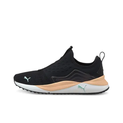 PUMA Pacer Future Slip On Low Топ Беговые кроссовки Женские Черно-розовый