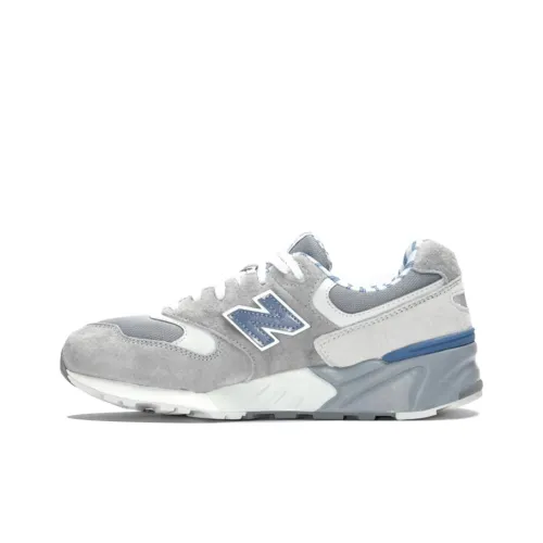 New Balance NB 999 Low Топ Марафон Беговые кроссовки Женские Серый Синий