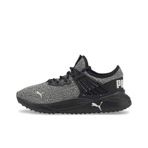 PUMA Pacer Future Shock Absorbers Slip-resistant Abrasion-resistant Lightweight MID Top Беговые кроссовки Мужские Черные