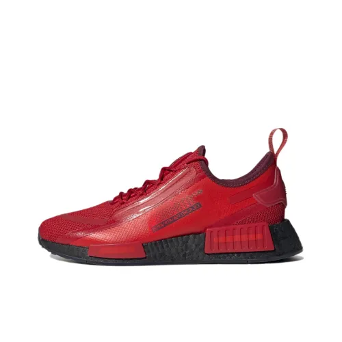 Adidas Originals NMD_R1 Spectoo Устойчивые к истиранию низкие беговые кроссовки унисекс красные