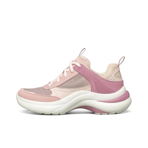 Skechers Устойчивые к истиранию низкие беговые кроссовки женские розовые