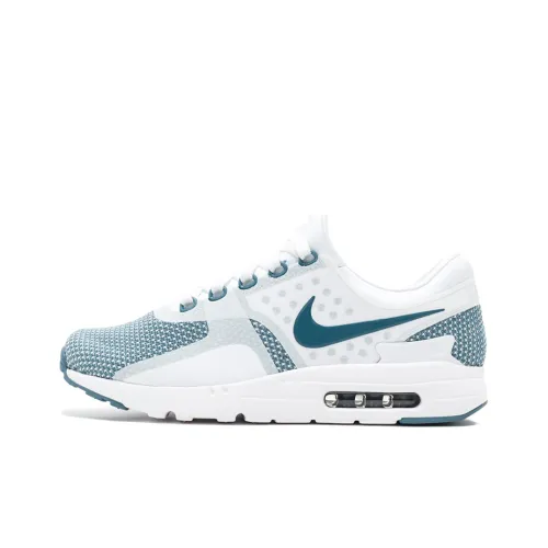 Nike Air Max ZERO Беговые кроссовки Мужские Белые Зеленые