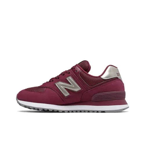 New Balance NB 574 Low Топ Беговые кроссовки Женские Фуксия