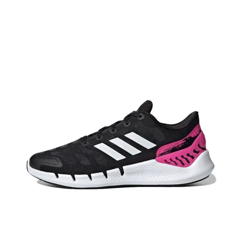 Adidas Climacool Ventania противоскользящие устойчивые к истиранию низкий топ беговые кроссовки унисекс черный белый