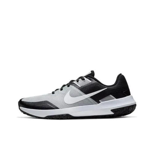 nike Varsity Compete TR 3 Low Топ Повседневная обувь Мужская Черный Белый Серый Пэчворк