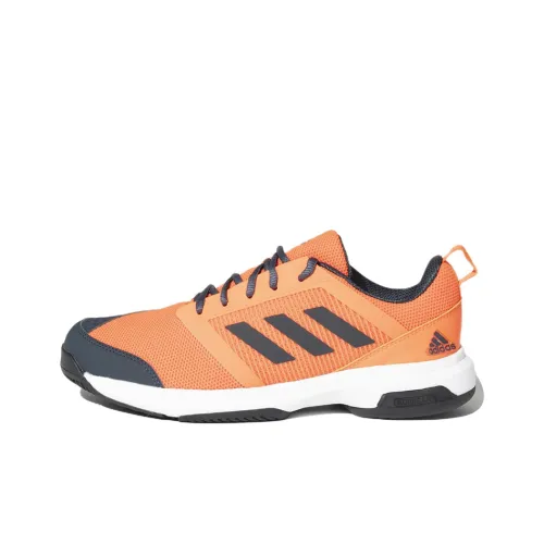 Adidas Теннис Stin Tns Slip Resistant Abrasion Resistant Дышащий Низкий Топ Кроссовки для тенниса Мужские Оранжевые Черные