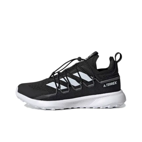 Adidas VOYAGER 21 Противоскользящий Устойчивый к истиранию Низкий Топ Повседневный Женский Черный Белый