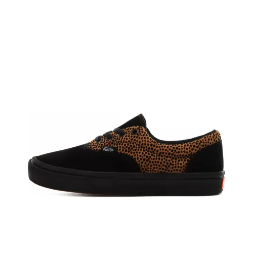 Vans Era Tiny Cheetah Comfycush Low Топ Скейтборд Кроссовки Унисекс Черный Cheetah