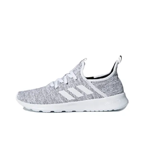 Adidas Neo Cloudfoam Pure Шокаблоки Противоскользящий Низкий Топ На открытом воздухе Функциональный Женский Серый Белый