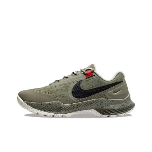 Nike React SFB Carbon Шокабсорберы Противоскользящие Устойчивые к истиранию Низкий Топ Беговые кроссовки Мужские Армейский зеленый