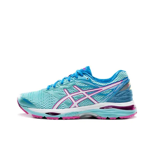 Asics Gel CUMULUS 18 Low Топ Беговые кроссовки Женские Сине-белый