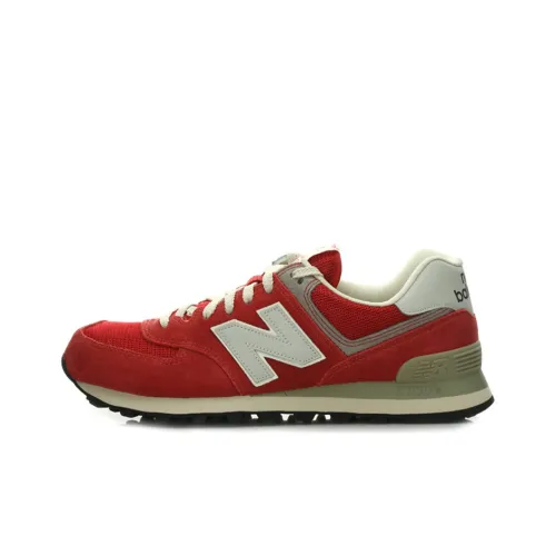 New Balance NB 574 Low Топ Беговые кроссовки Унисекс Красный