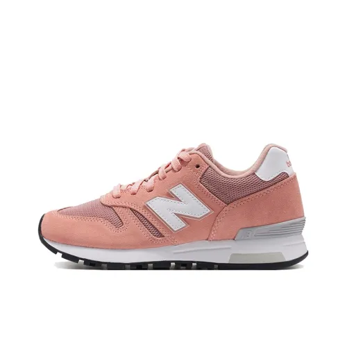 New Balance NB 565 Low Топ Беговые кроссовки Женские Серый Розовый