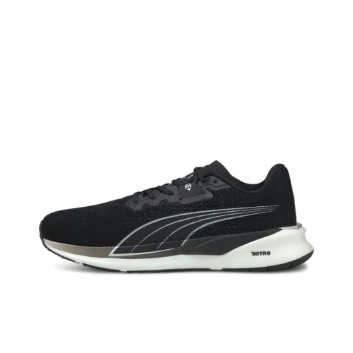 PUMA Electrify Nitro 2 Амортизирующие подошва Противоскользящие и устойчивые к истиранию Низкий топ Беговые кроссовки Мужские Черные