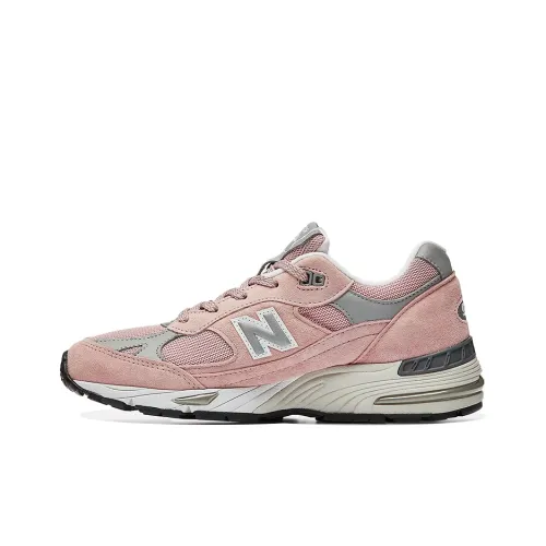 New Balance NB 991 V1 Low Топ Повседневные Беговые Кроссовки Женские Розовые С НАПРАВЛЕНИЕМ В Великобританию