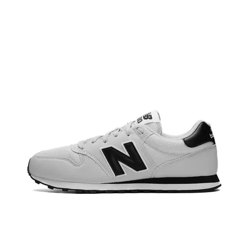 New Balance NB 500 Low Топ Беговые кроссовки Мужской Серый Белый